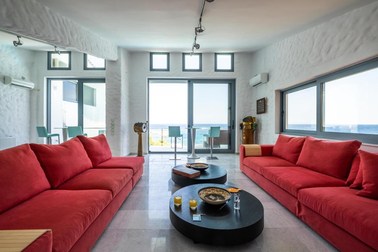 Icarus Luxury Beachfront Villa Gialiskari (Icaria) Exterior foto